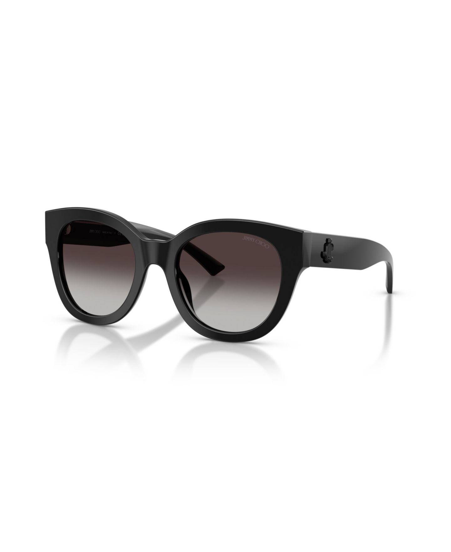 Женские солнцезащитные очки Jimmy Choo Round Sunglasses, JC5053, цвет: Чёрный — фото 1