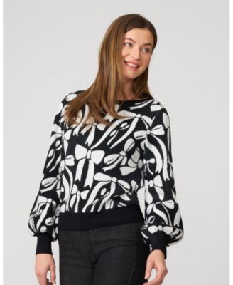 Women's Bow Boatneck Sweater