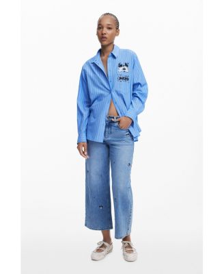 Women's Mickey striped shirt