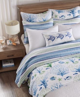 Home Harbor Bay Reversible 3-Pc. Quilt Set, Full/Queen