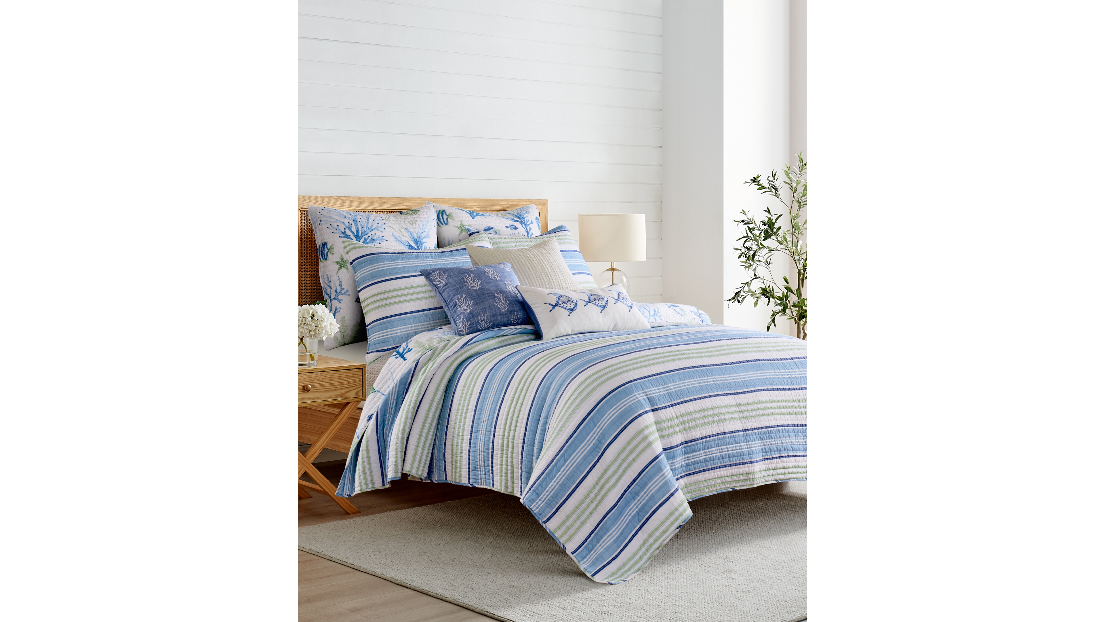 Levtex Home Harbor Bay Reversible 3-Pc. Quilt Set, King/California King