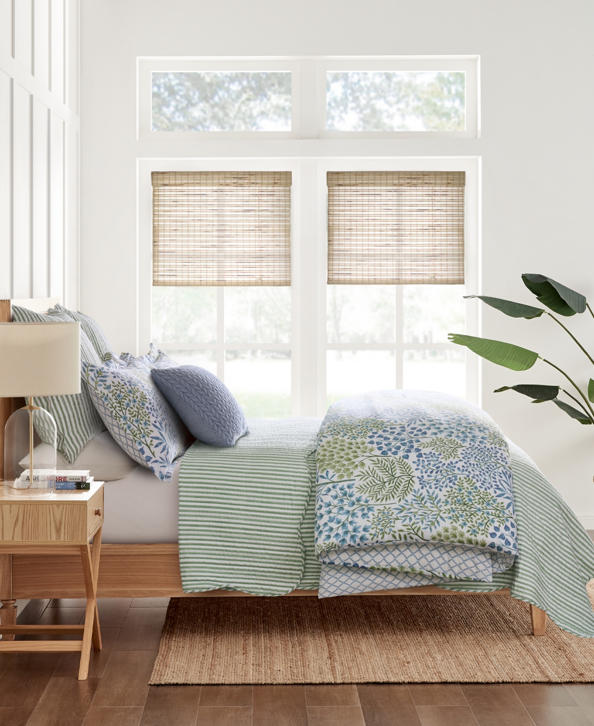 Levtex Martha Stripe Reversible 3-Pc. Quilt Set, King/California King