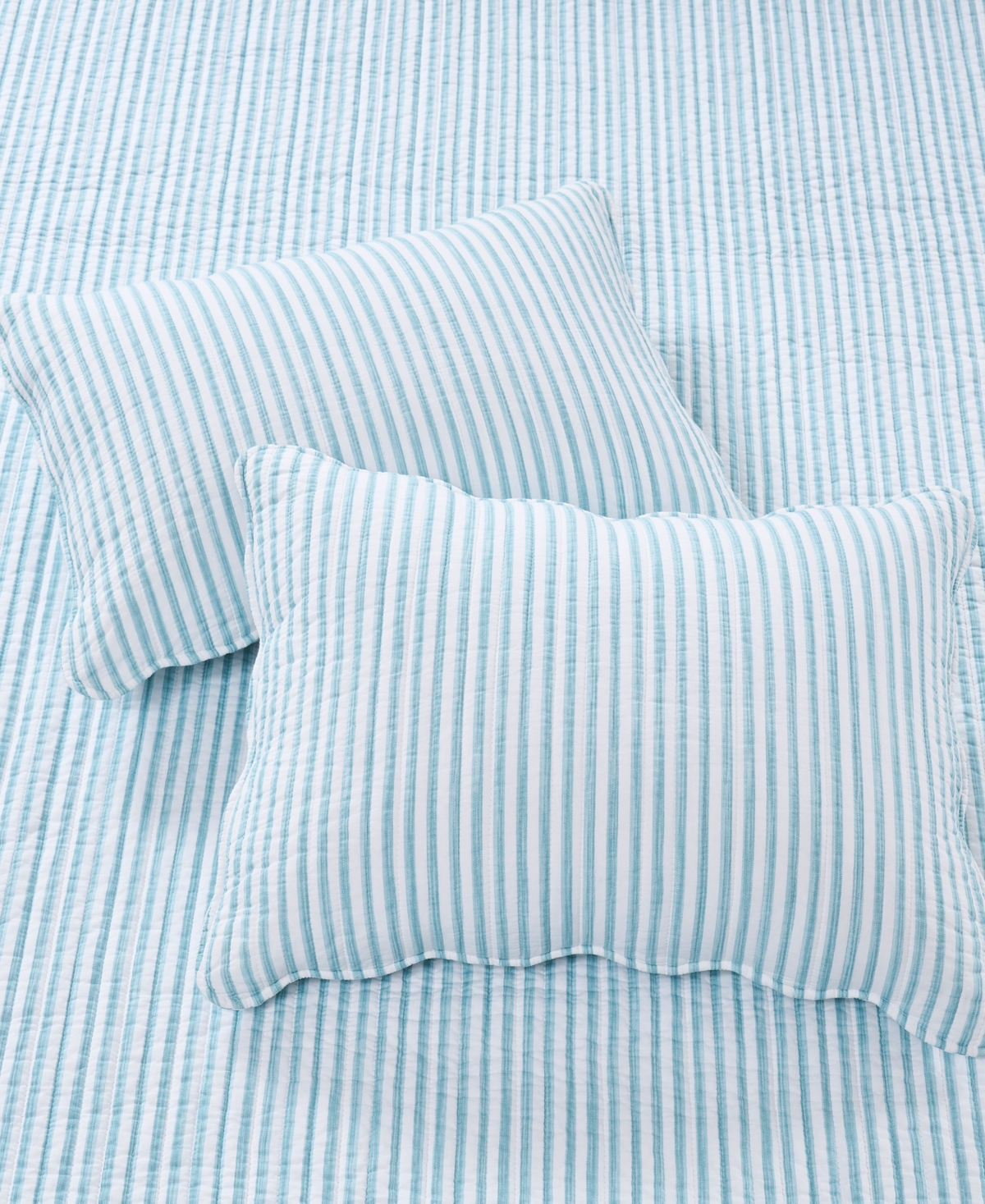 Levtex Martha Stripe Reversible 3-Pc. Quilt Set, Full/Queen