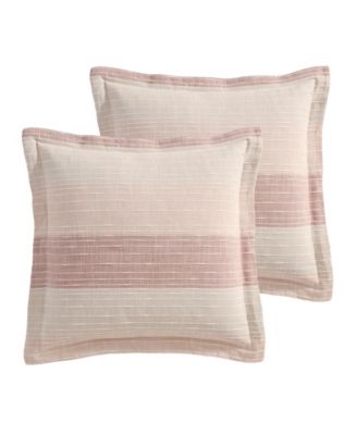 Home Sand Stripes 2-Pc. Sham Set, European