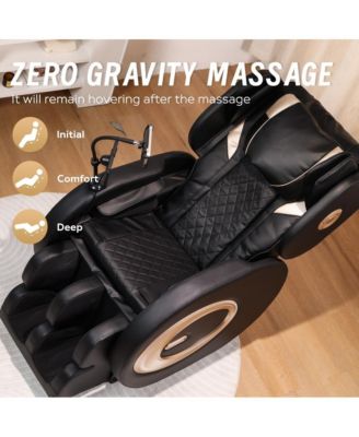 Zero Gravity Massage Recliner with Back & Leg Heat, Foot Massage & Air Compression, Full Body Chair with Bluetooth
