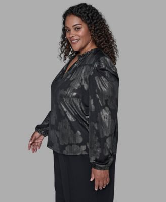 Plus Size Long Sleeve Top