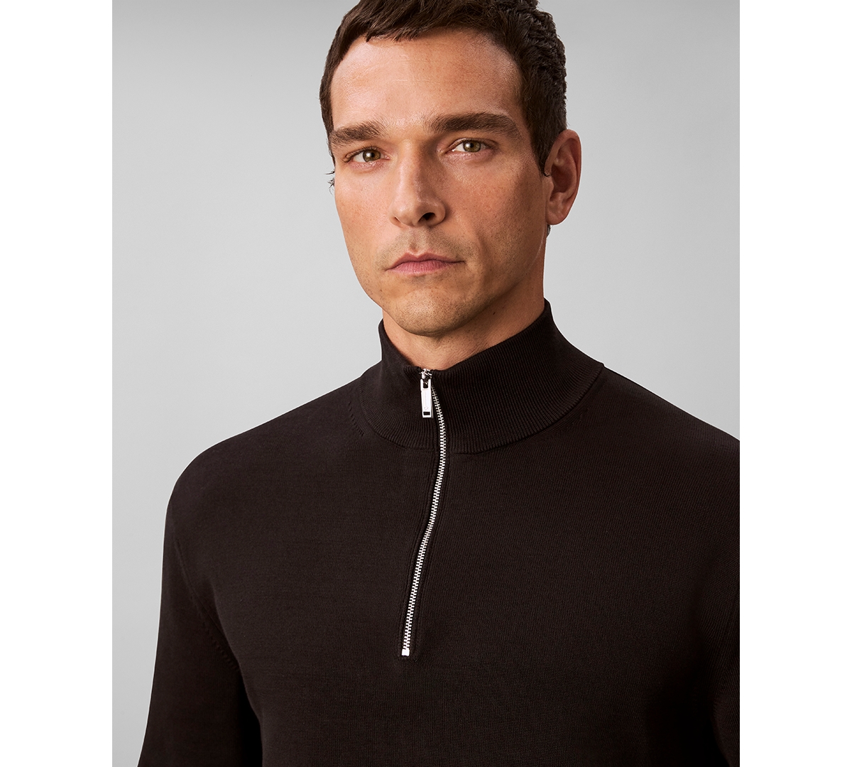 Calvin Klein Men's Quarter Zip Classic Fit Sweater