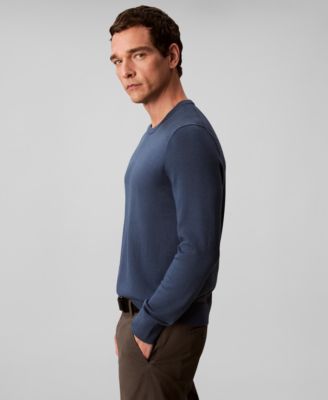 Men's Merino Wool Blend Crewneck Sweater