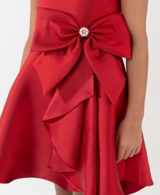 Girls' 7-16 Sleeveless Hi-Low Dress