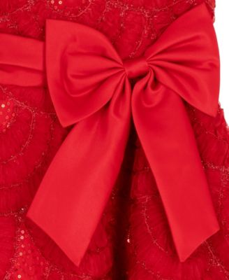 Girls' 2T-6X Soutache Hi-Low Sleeveless Dress