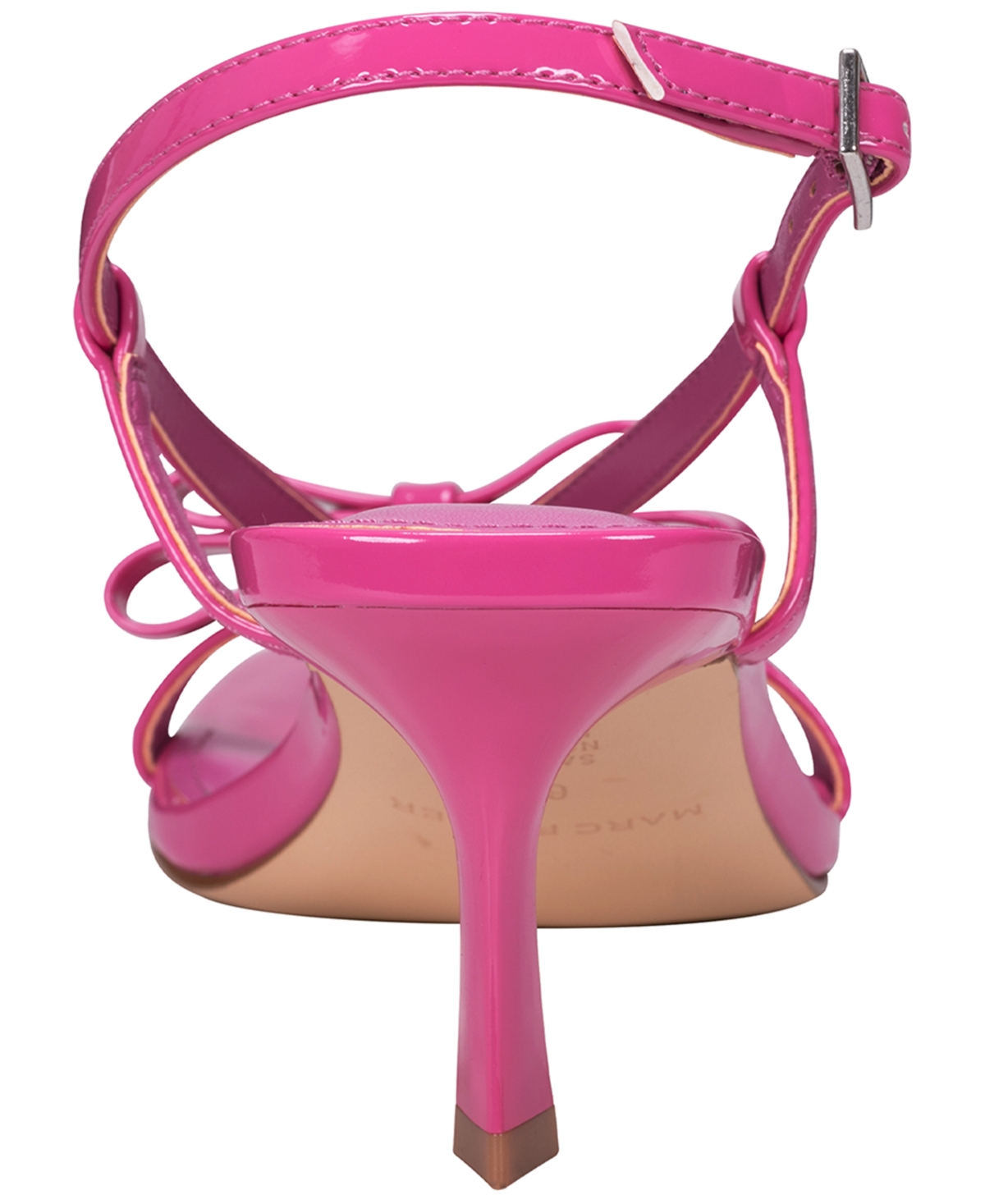 Marc Fisher Women's Danzy Bow Square Toe Dress Sandals In Pink