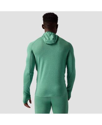 Men's Pines Microgrid Ultra-Lt Baselayer Zip Scuba Top Lightweight Long Underwear Tops