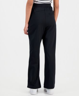 Juniors' High-Rise Pleated Wide-Leg Pants