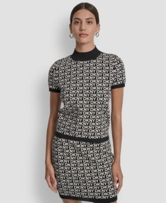 Petite Short Sleeve Logo Sweater