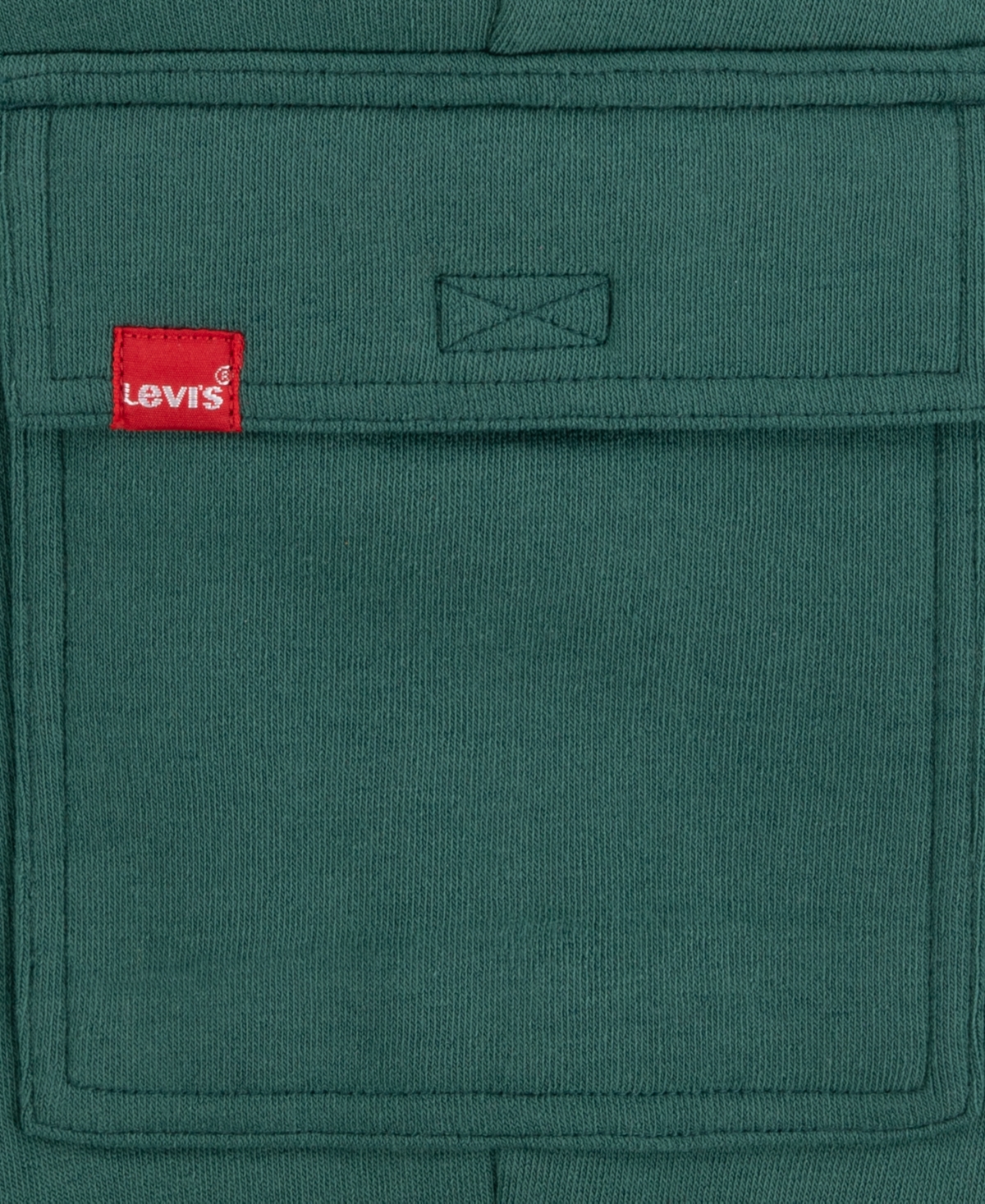 Levi's Big Boys Knit Cargo Fleece Jogger In Green