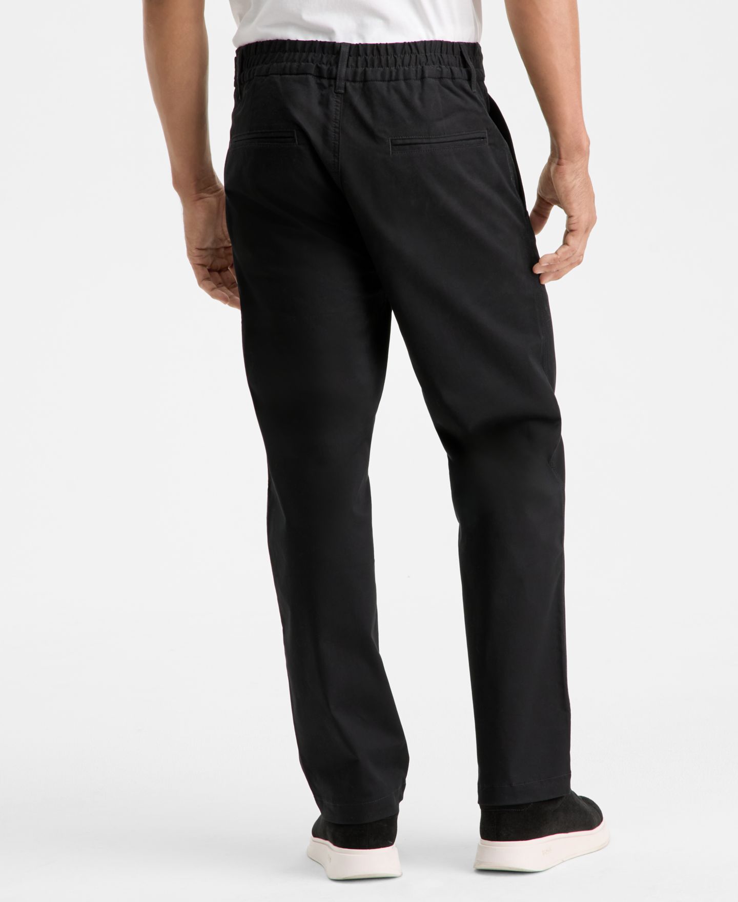 Мужские брюки Hugo Boss Cino261 Regular-Fit, цвет: Чёрный — фото 4