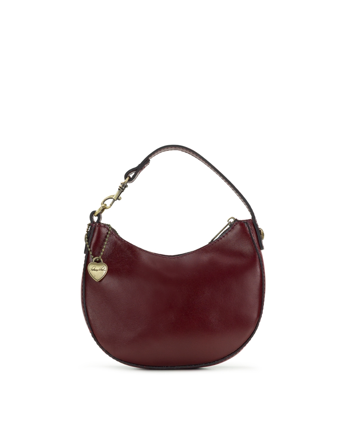 Patricia Nash Morgana Mini Leather Shoulder Bag In Burgundy