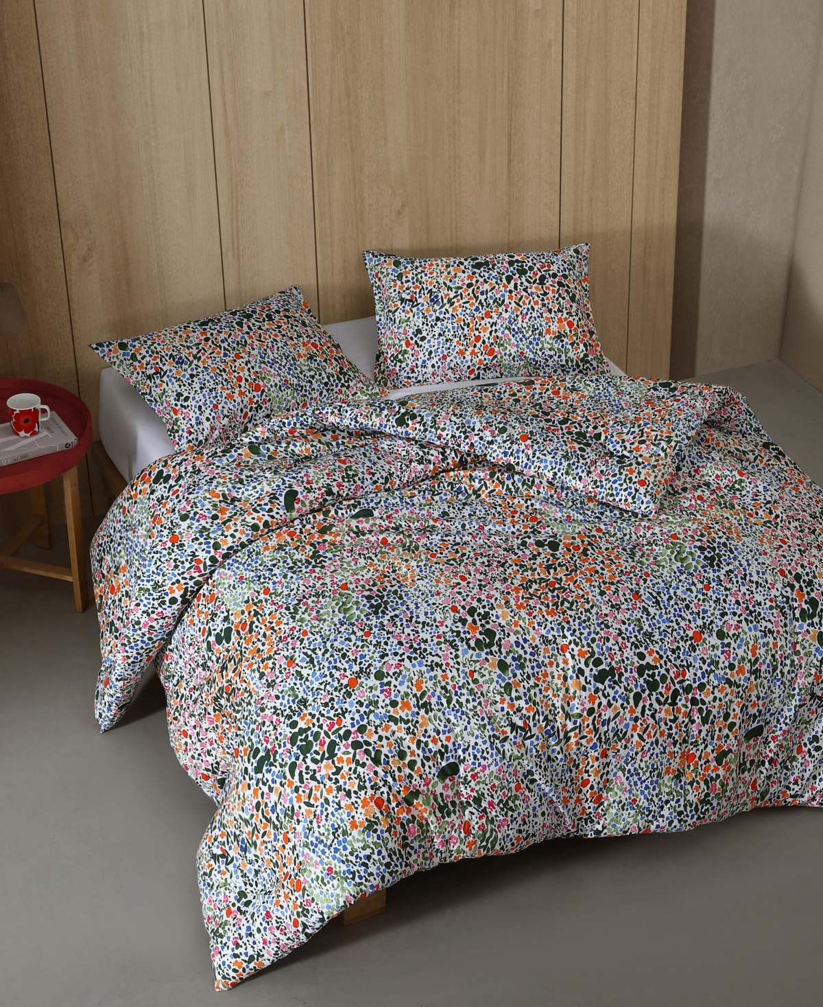 Marimekko Rantaniitty Cotton 3-Pc. Duvet Cover Set, Full/Queen