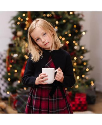 Baby Girls Organic Flutter Sleeve Peter Pan Collar Party Dress