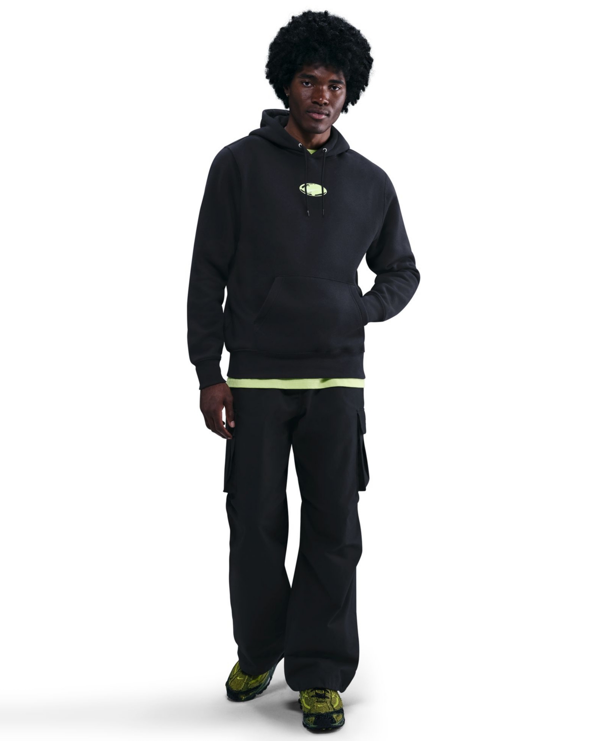 Nike Men's Sportswear Club Fleece Pull-on Hoodie In Black