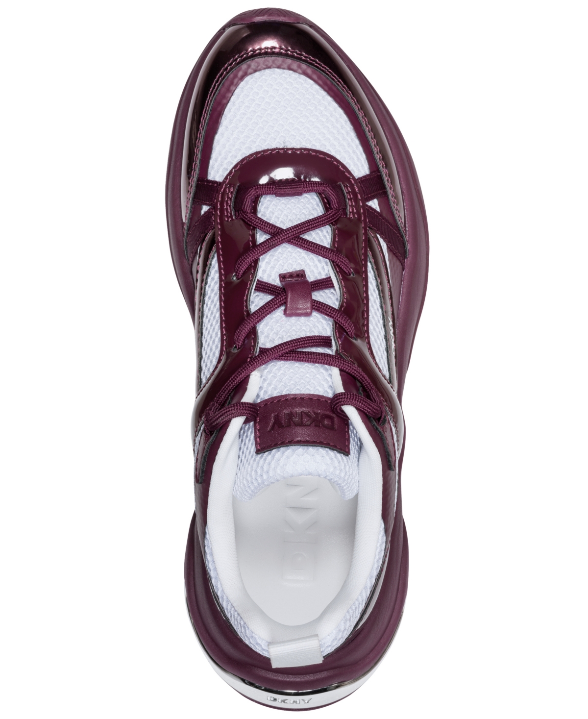 Dkny Women's Juna Lace-up Sneakers In Burgundy