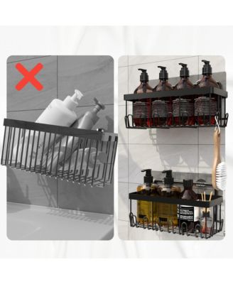 Stainless Steel Self-Draining Heavy-Duty Shower Caddy 5-Pack