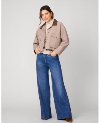 Women's Floral Mock Neck Sweater