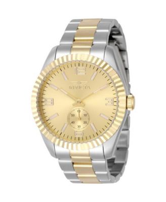 Men's 49388 Specialty Quartz Multifunction Gold Dial Watch