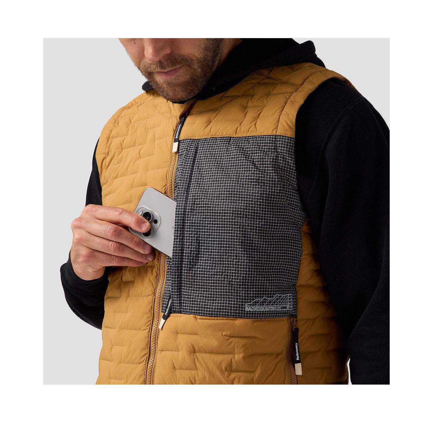 Men's Peale Primaloft Stitch-Free Baffle Stretch Vest
