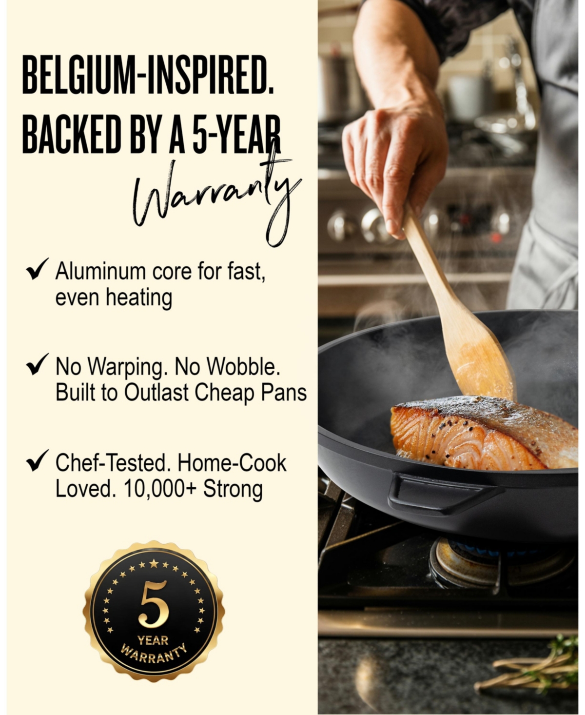 Alva Energy 8" Ceramic Nonstick Frying Pan – Made with Recycled Aluminum