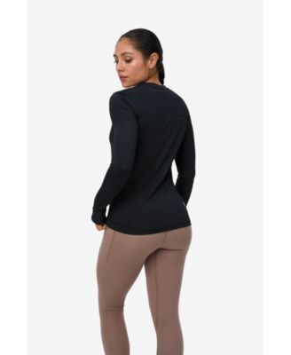 Women's UPF 50+ Sun Protective Quarter Zip Performance Crew