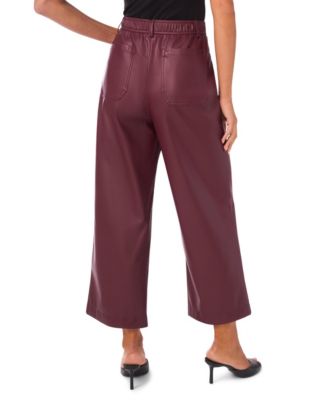 Women's Cropped Front Pocket Mid Rise Pants