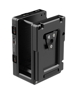 Dual Battery Plate Cradle for Teradek Bolt LT Transmitter, V-Mount to Gold Mount