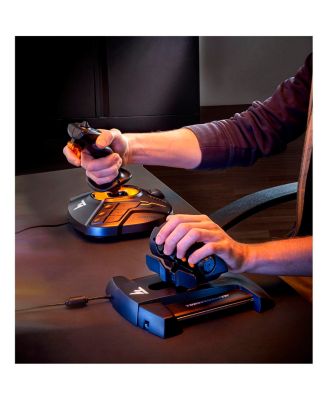 T.16000M FCS Hotas Flight Stick and Throttle for PC, Black