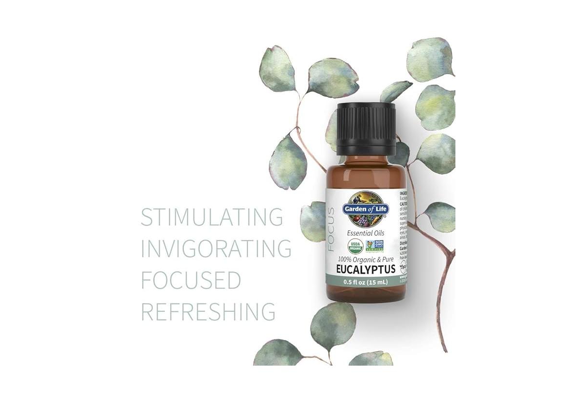 Garden of Life Essential Oil, Eucalyptus 0.5 Oz