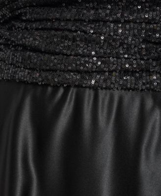 Plus Size 3/4-Sleeve V-Neck Dress