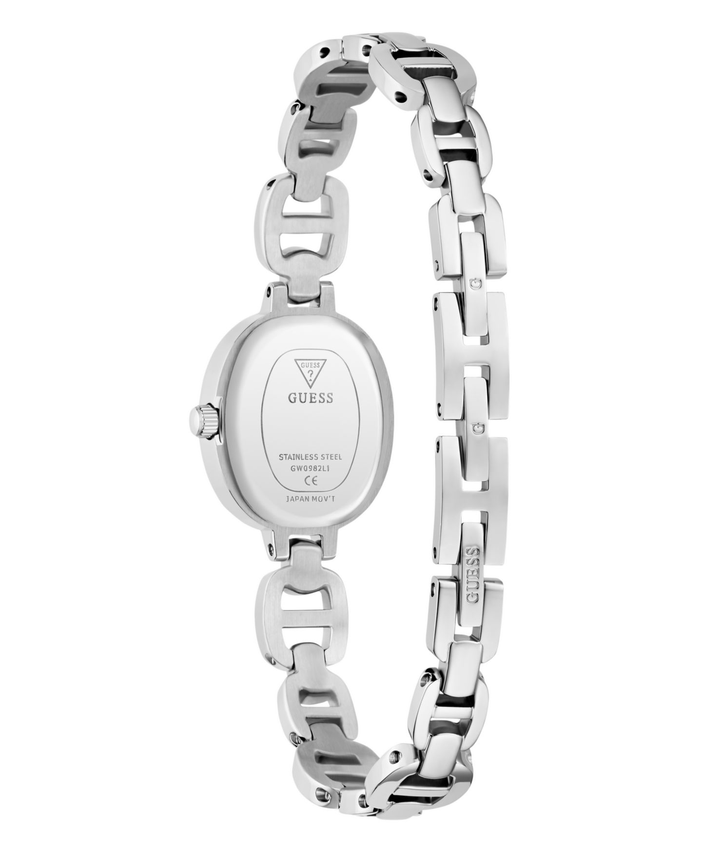 Женские часы GUESS Silver-Tone Analog Watch, 21mm — фото 3