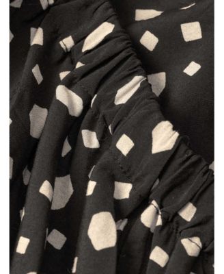 Women's MaNovany Long Sleeve Shirt Midi Dress