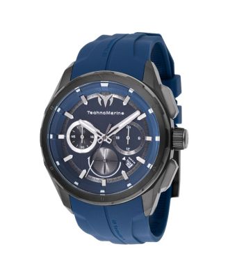Men's TM-318103 OCEAN Quartz Chronograph Navy Blue Dial Watch