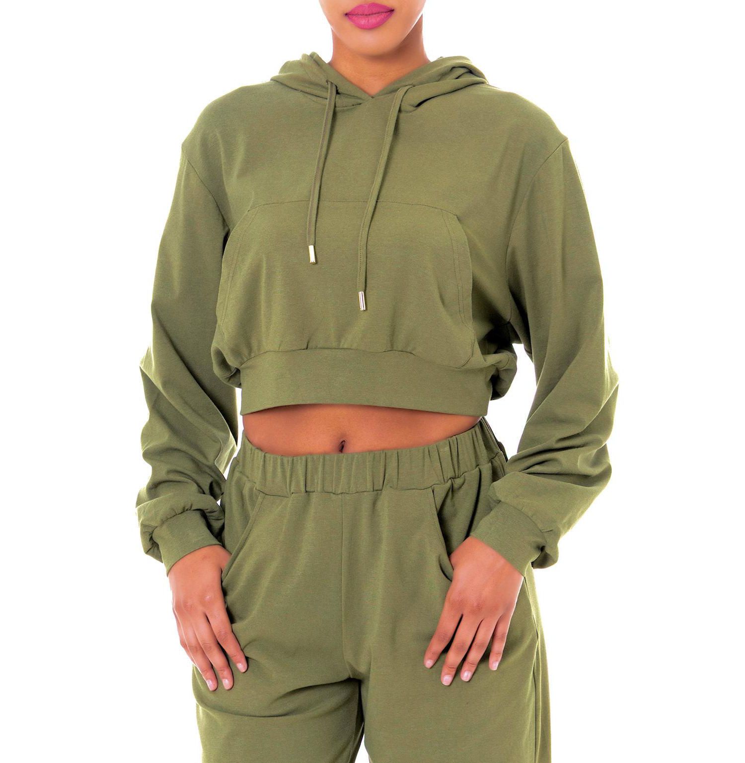 Women's TONI OVERSIZED CROP HOODIE