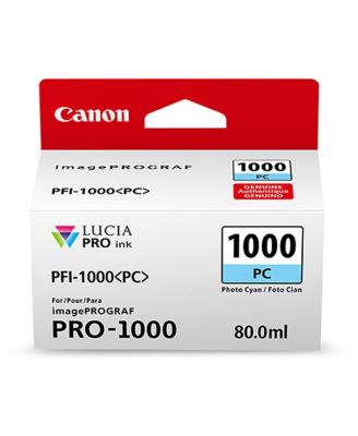 3 Pack PFI-1000PC Photo Cyan LUCIA PRO ink for imagePROGRAF PRO-1000