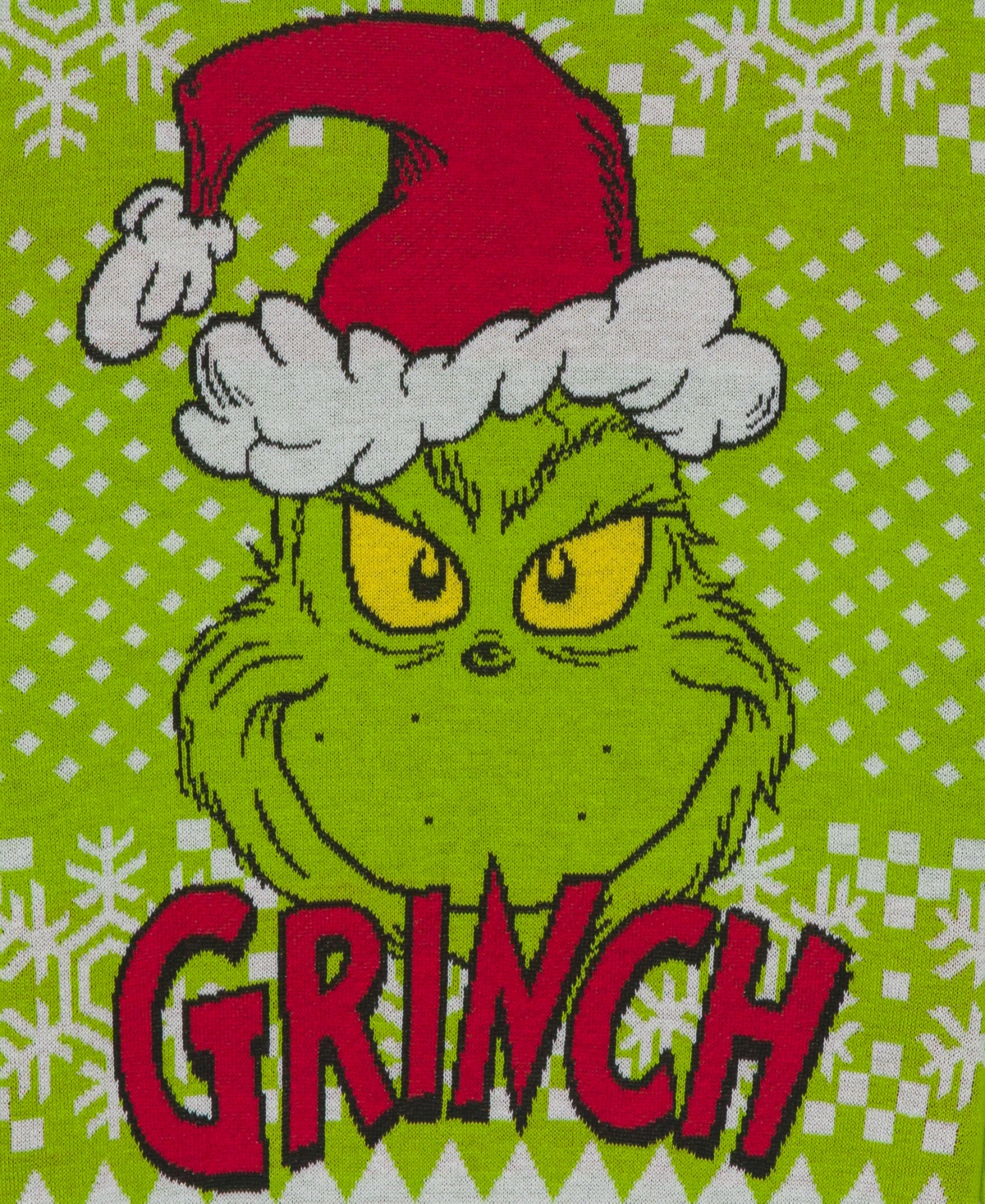 The Grinch Boys 5-20 Christmas Printed Long-sleeve Sweater In Black