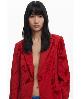 Women's Blazer with velvet details