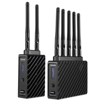  750' Range 3G-SDI/HDMI Wireless Deluxe Kit with Gold Mount  Transmitter and Receiver