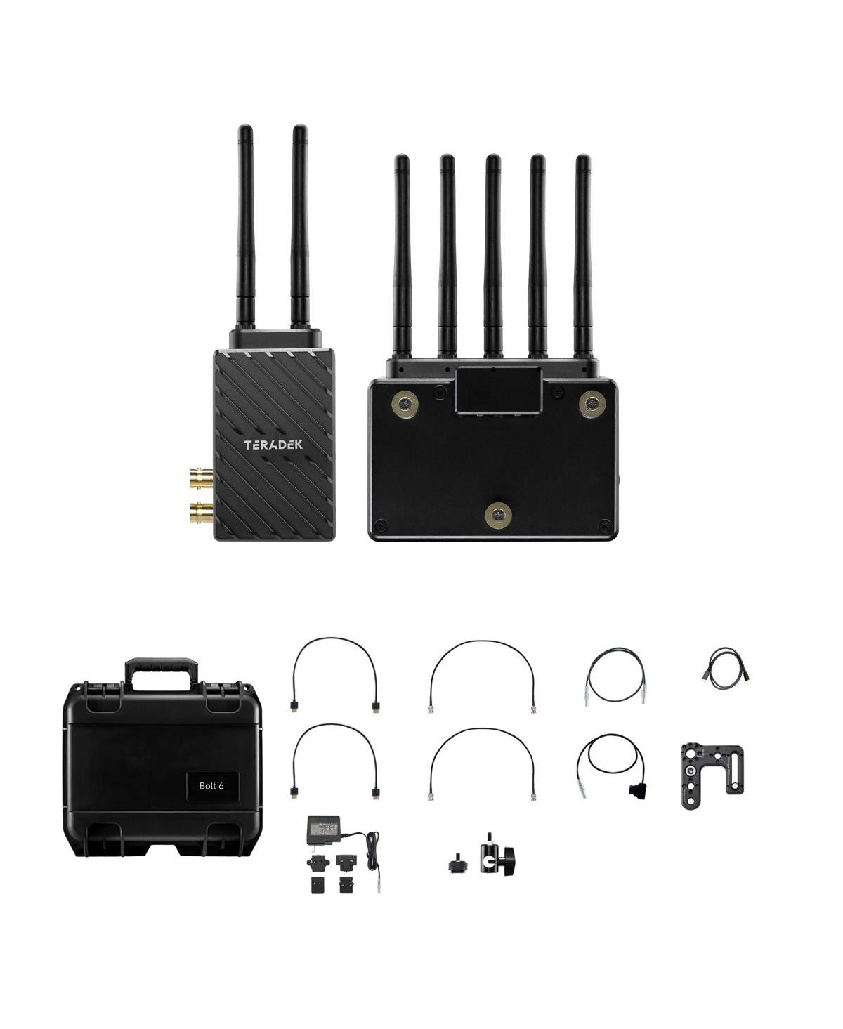 Teradek Bolt 6 Lt 750 3G-sdi/Hdmi Wireless Transmitter and Receiver Deluxe Kit, Gold Mount, 750' Range