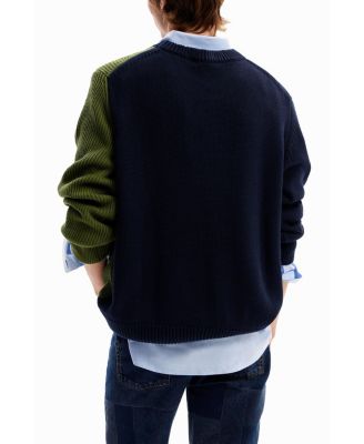Men's Two-tone combination jumper