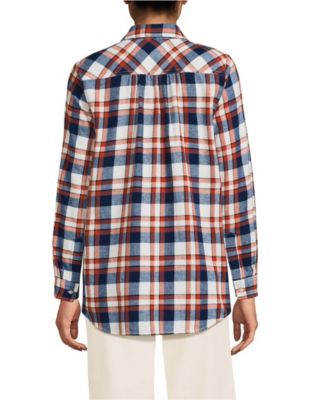 Women's Flannel Boyfriend Long Sleeve Shirt