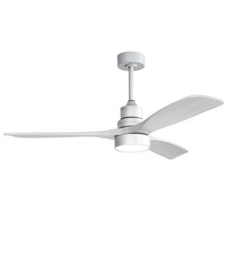 52-inch Modern 3 Blades 3 color Dimmable and Memory Function Light and Remote control Ceiling Fan