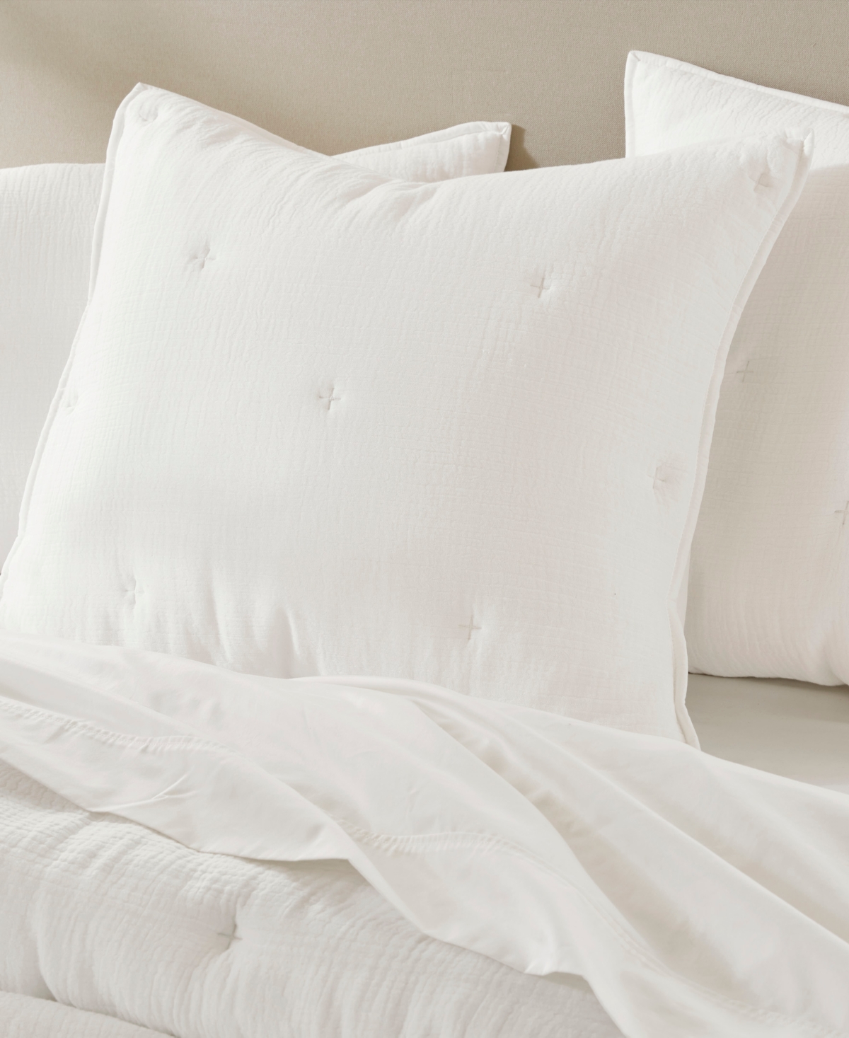 Harbor House Breeze Cotton Embroidered 3-pc. Quilt Set, Full/queen In White