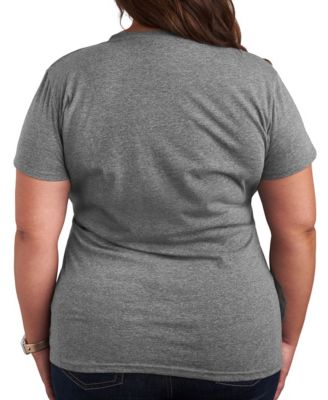 Peace Love Plus Size Pumpkin Women's Short Sleeve Graphic T-shirts